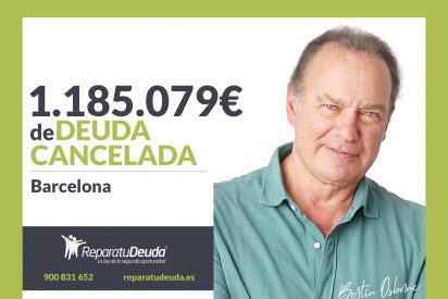 Repara tu Deuda Abogados cancela 1.185.079 &euro; en Barcelona (Catalunya) con la Ley de la Segunda Oportunidad