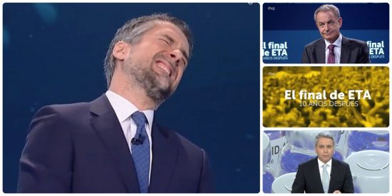 La audiencia da la espalda a TVE: Vicente Vall&eacute;s supera en 1,2 millones al monogr&aacute;fico de Franganillo sobre el final de ETA