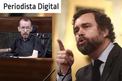 Cuando Espinosa (VOX) no hace a Echenique (PODEMOS) huir del Congreso, lo corre a palos en Twitter