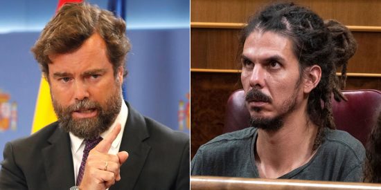 VOX exige que el rastas de Podemos, agresor de polic&iacute;as, se largue del Congreso inmediatamente