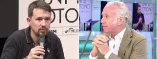 Iglesias reaparece "de curilla" e Inda le 'arranca la sotana': "Es el pol&iacute;tico m&aacute;s salvajemente machista desde Franco"