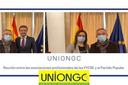Las asociaciones profesionales y sindicatos de la Guardia Civil y Polic&iacute;a se re&uacute;nen con el Partido Popular y con Casado su l&iacute;der