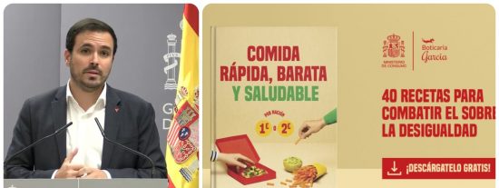 La &uacute;ltima ocurrencia de 'Marxterchef' Garz&oacute;n no tiene precio: 40 recetas de cocina para combatir la desigualdad