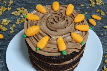 Receta: 'Carrot cake' de chocolate