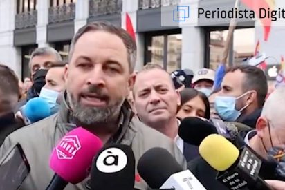 Abascal (VOX): "Estamos con polic&iacute;as y guardias civiles, los m&aacute;s leales servidores de Espa&ntilde;a"