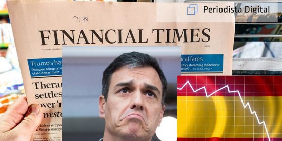 El 'Financial Times' describe la Espa&ntilde;a de S&aacute;nchez con dos palabras: "Pa&iacute;s rezagado"