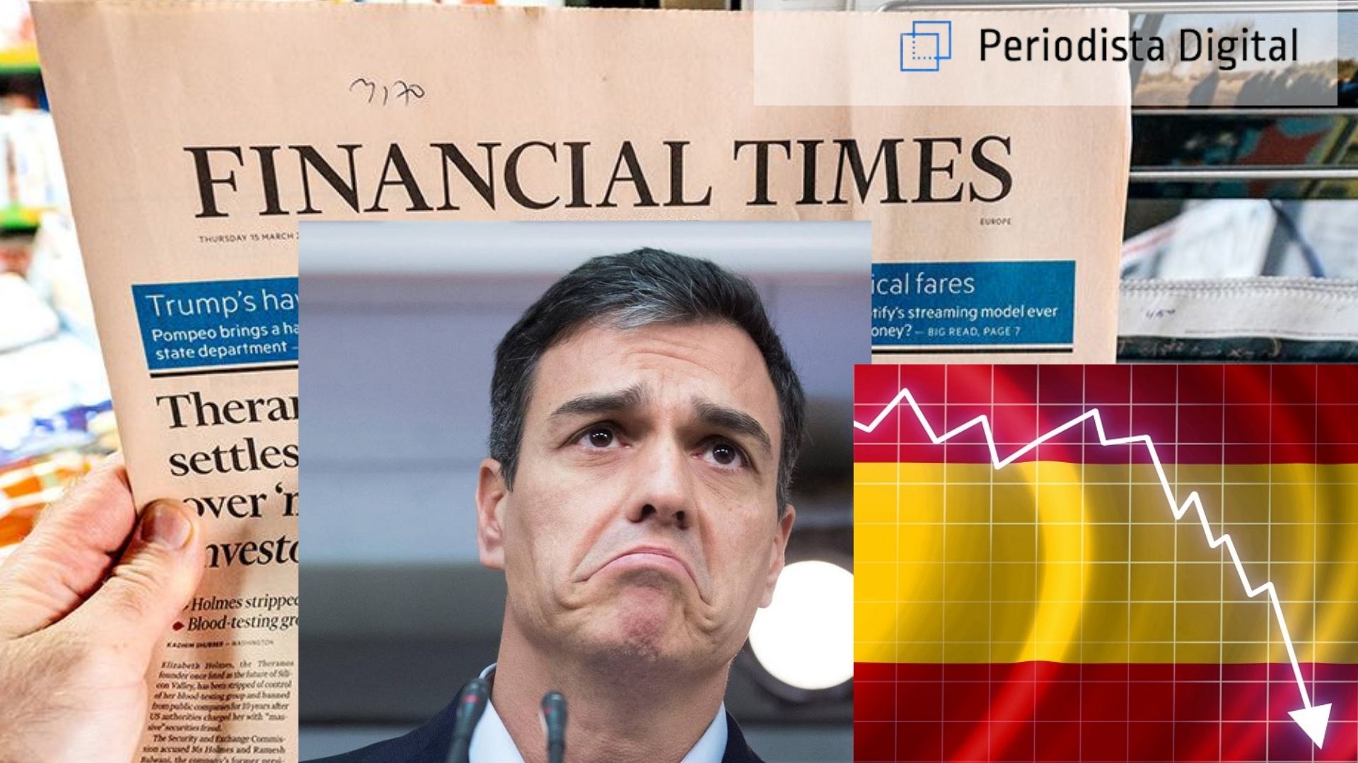 El 'Financial Times' describe la Espa&ntilde;a de S&aacute;nchez con dos palabras: "Pa&iacute;s rezagado"
