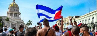Protestas en Cuba. 