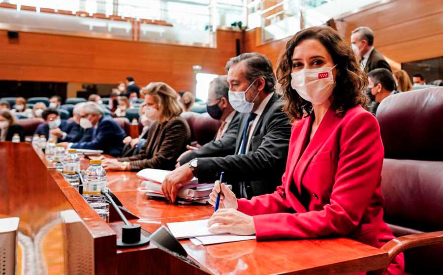 D&iacute;az Ayuso: &ldquo;Con los presupuestos de 2022 hemos asegurado libertad, certidumbre y un modelo de bienestar que funciona&rdquo;