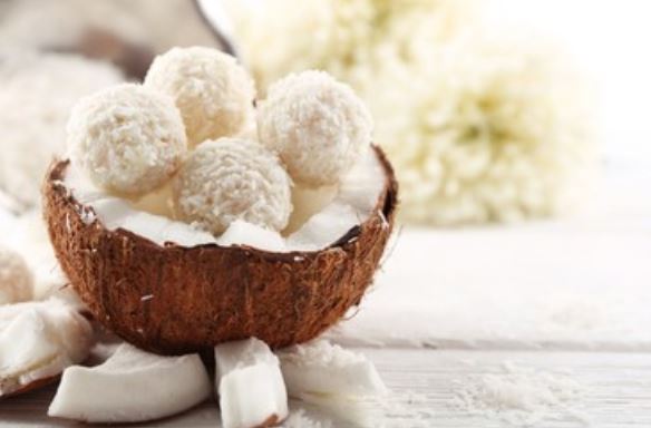Cocadas de coco veganas