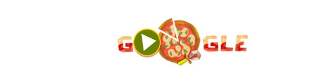 Doodle de Google para la pizza