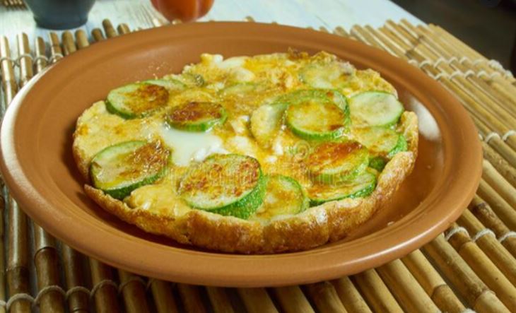 Frittata de calabac&iacute;n f&aacute;cil