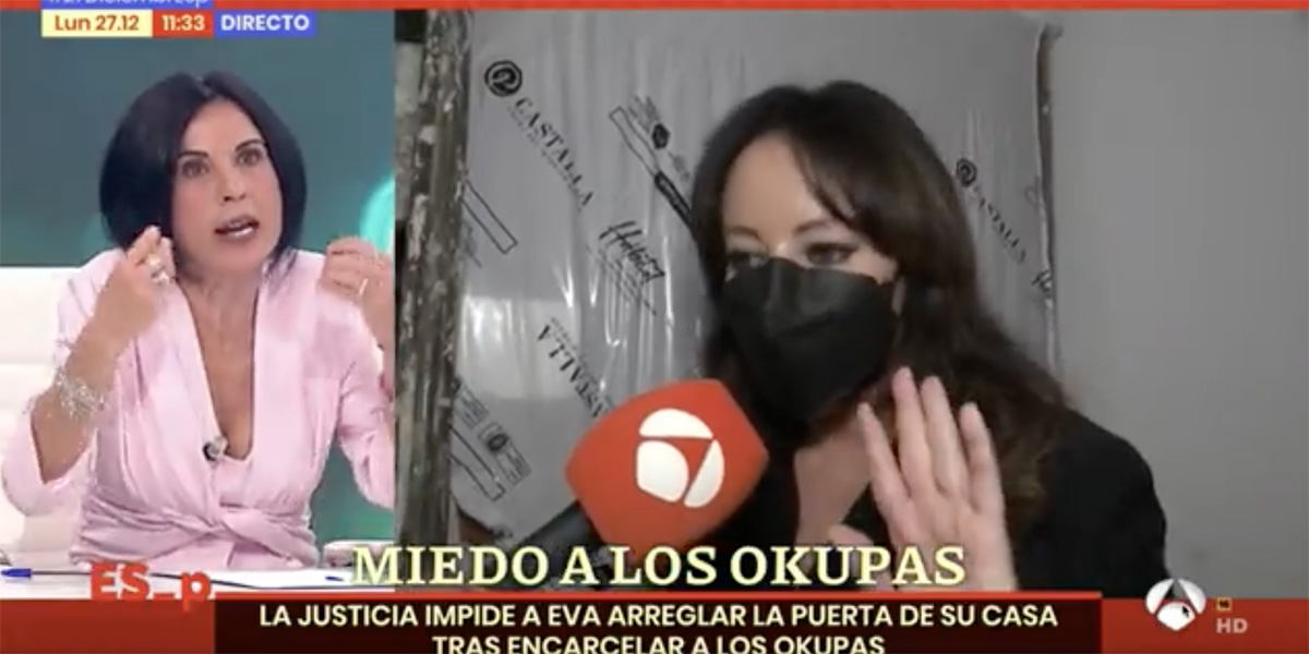 Una propietaria acorralada por los okupas enmudece a la tertuliana de Antena 3: "&iexcl;En este pa&iacute;s de mierda no!"