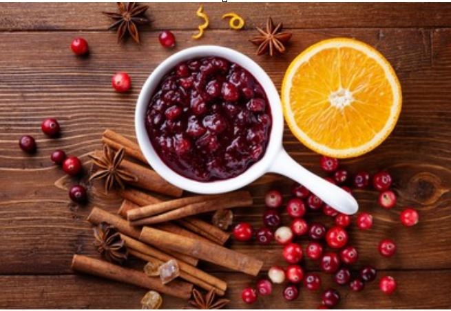 Salsa de arándanos para asados