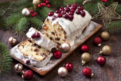 Christmas stollen, pan alem&aacute;n de Navidad