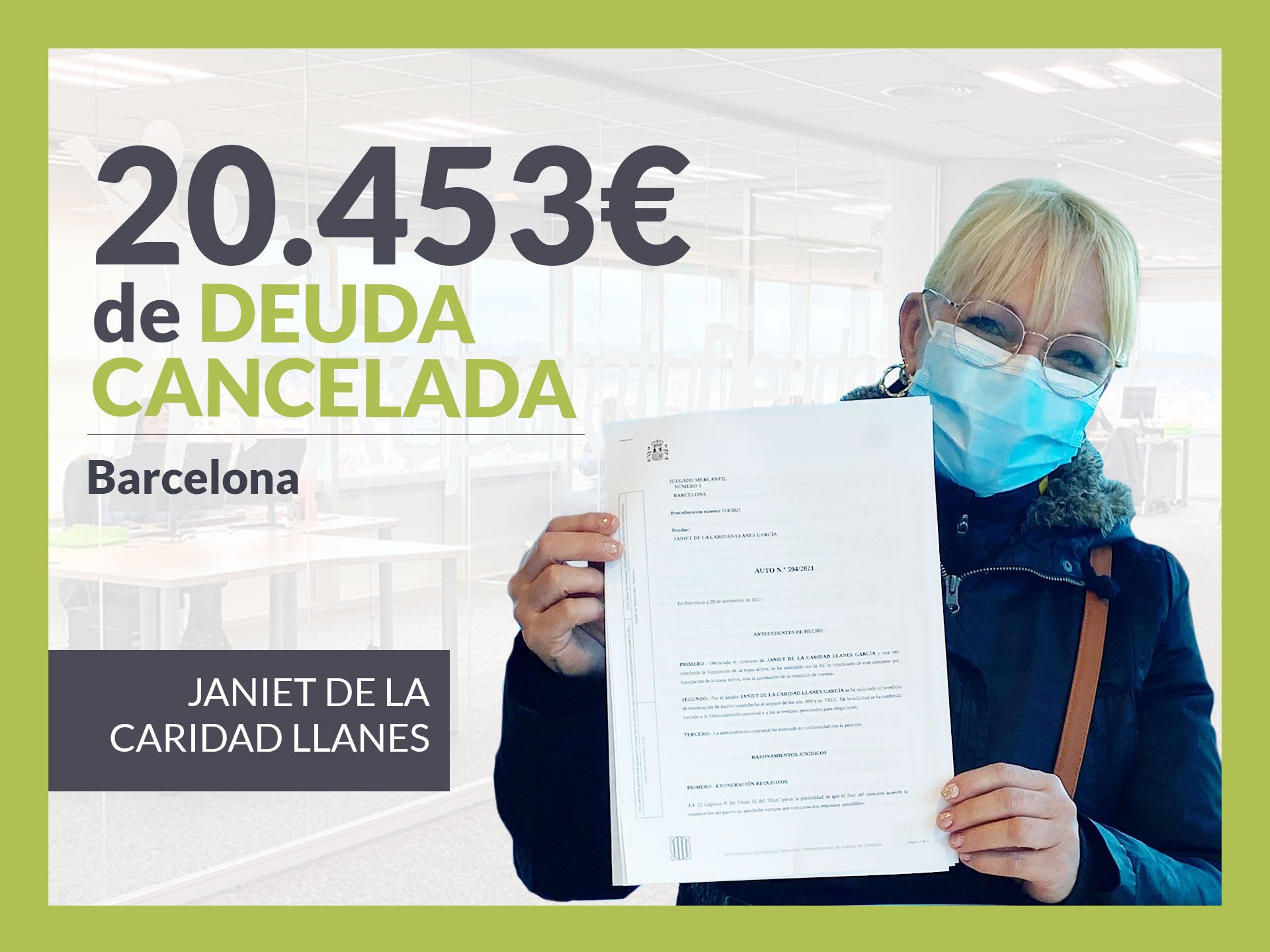 Repara tu Deuda Abogados cancela 20.453&euro; en Barcelona (Catalu&ntilde;a) con la Ley de Segunda Oportunidad