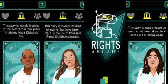 Rights Arcade: La app de videojuegos de Amnist&iacute;a Internacional sobre los derechos humanos