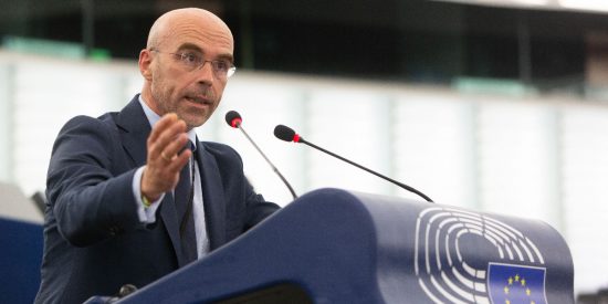 Buxadé, portavoz de VOX en el Parlamento Europeo. 