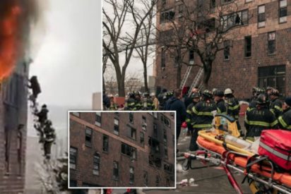Veinte muertos, la mitad ni&ntilde;os, en el incendio provocado por una estufa en un edificio del Bronx de Nueva York