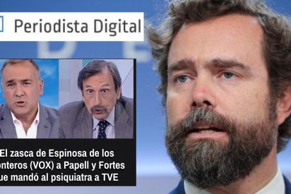 El zasca de Espinosa de los Monteros (VOX) a Papell y Fortes que mandó al psiquiatra a TVE