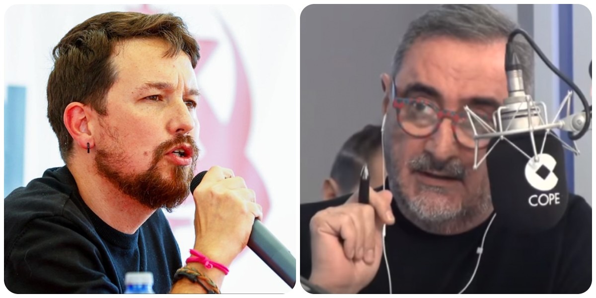 Pablo Iglesias no digiere el zasca de Carlos Herrera y se despacha con gruesos insultos al periodista