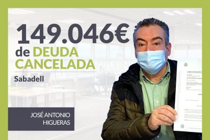 Repara tu Deuda Abogados cancela 149.046&euro; en Sabadell (Barcelona) con la Ley de Segunda Oportunidad