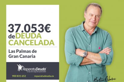 Repara tu Deuda cancela 37.053 &euro; en Las Palmas de Gran Canaria (Canarias) con la Ley de Segunda Oportunidad