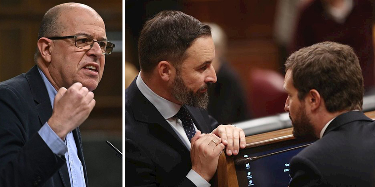 A la desesperada en el PSOE: un diputado insulta a Abascal y Casado