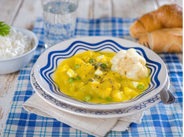 Locro de queso ecuatoriano