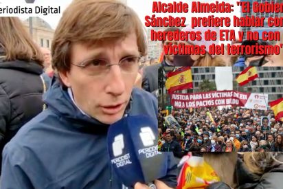 Alcalde Almeida: "El Gobierno S&aacute;nchez prefiere hablar con los herederos de ETA y no con las v&iacute;ctimas"