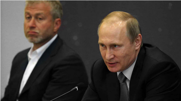 Roman Abramovich y Vladimir Putin