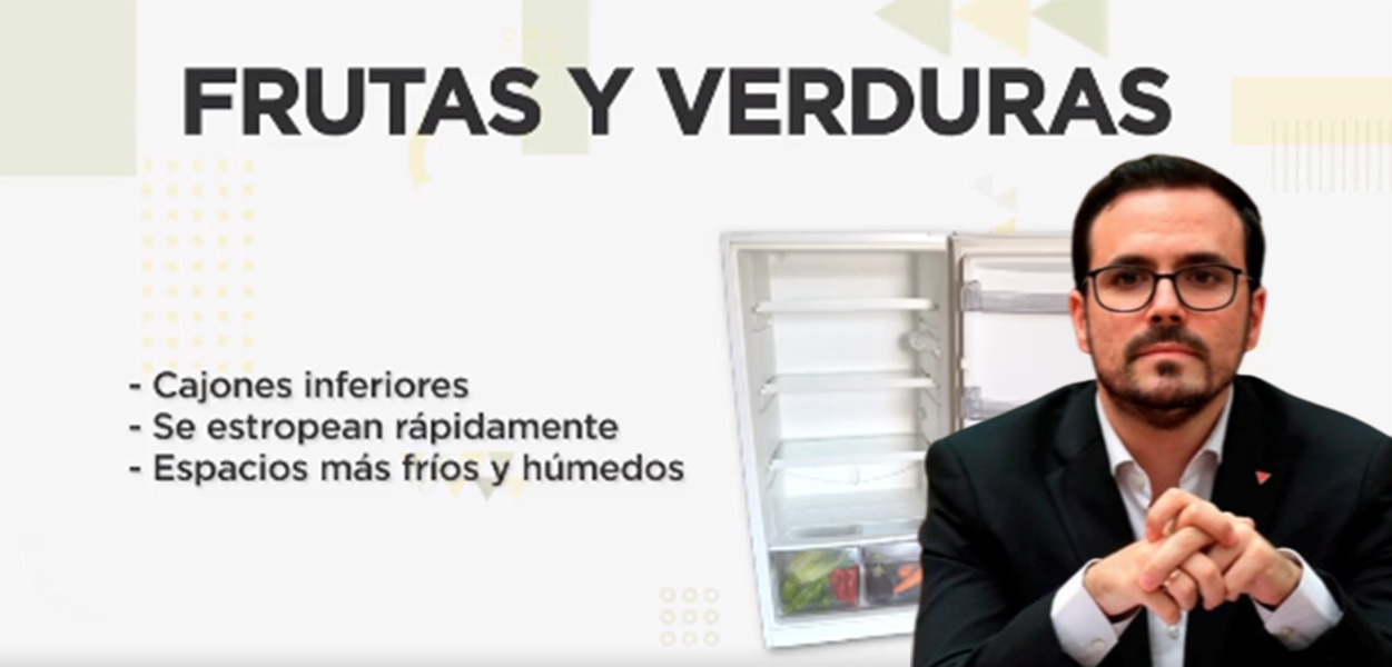 Los 'huevos' de Alberto Garz&oacute;n: el ministro ahora quiere ense&ntilde;arte a colocar la nevera