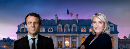 Emmanuel Macron y Marine Le Pen