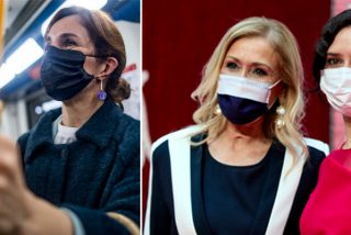 Mónica García, Cristina Cifuentes e Isabel Díaz Ayuso