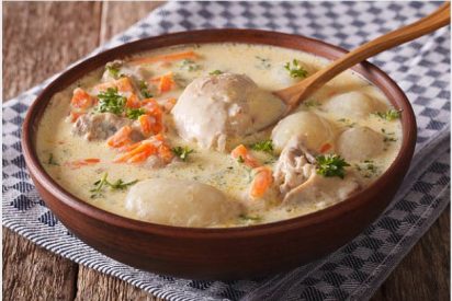 Receta belga de Waterzooi de pollo