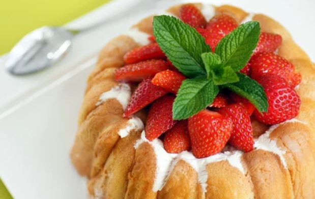 Charlota de fresas fácil