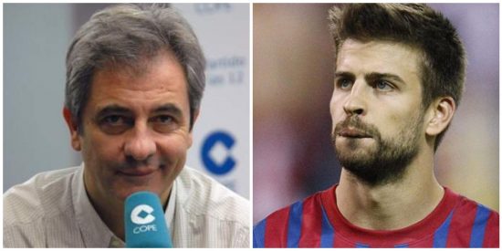 Manolo Lama y la COPE meten un brutal zasca por Twitter a un Piqué resentido por los audios