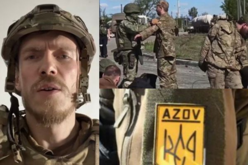 Los rusos toman la acería y sacan al líder del Batallón de Azov en un blindado "porque la gente quería matarlo"