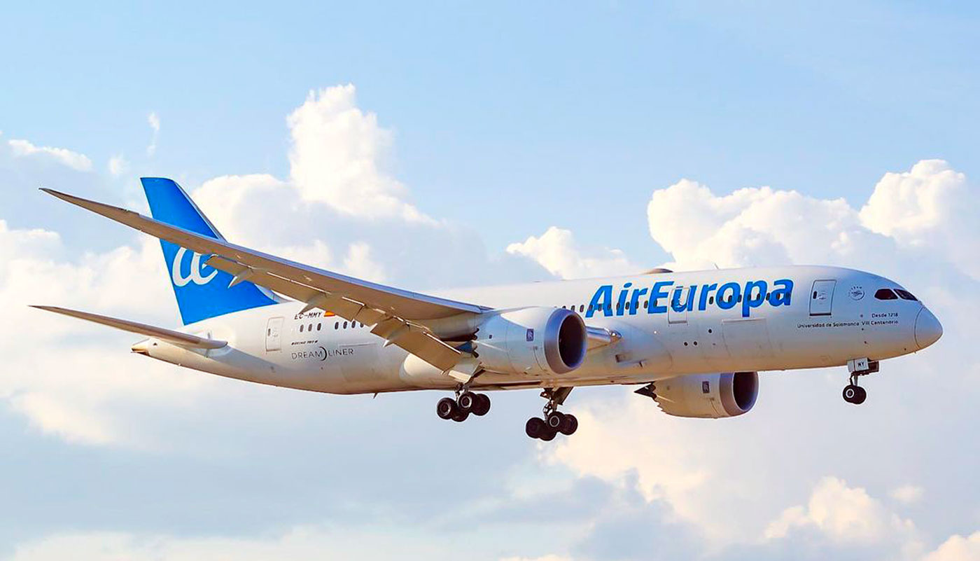 Air Europa ampl&iacute;a la frecuencia de sus vuelos a Am&eacute;rica