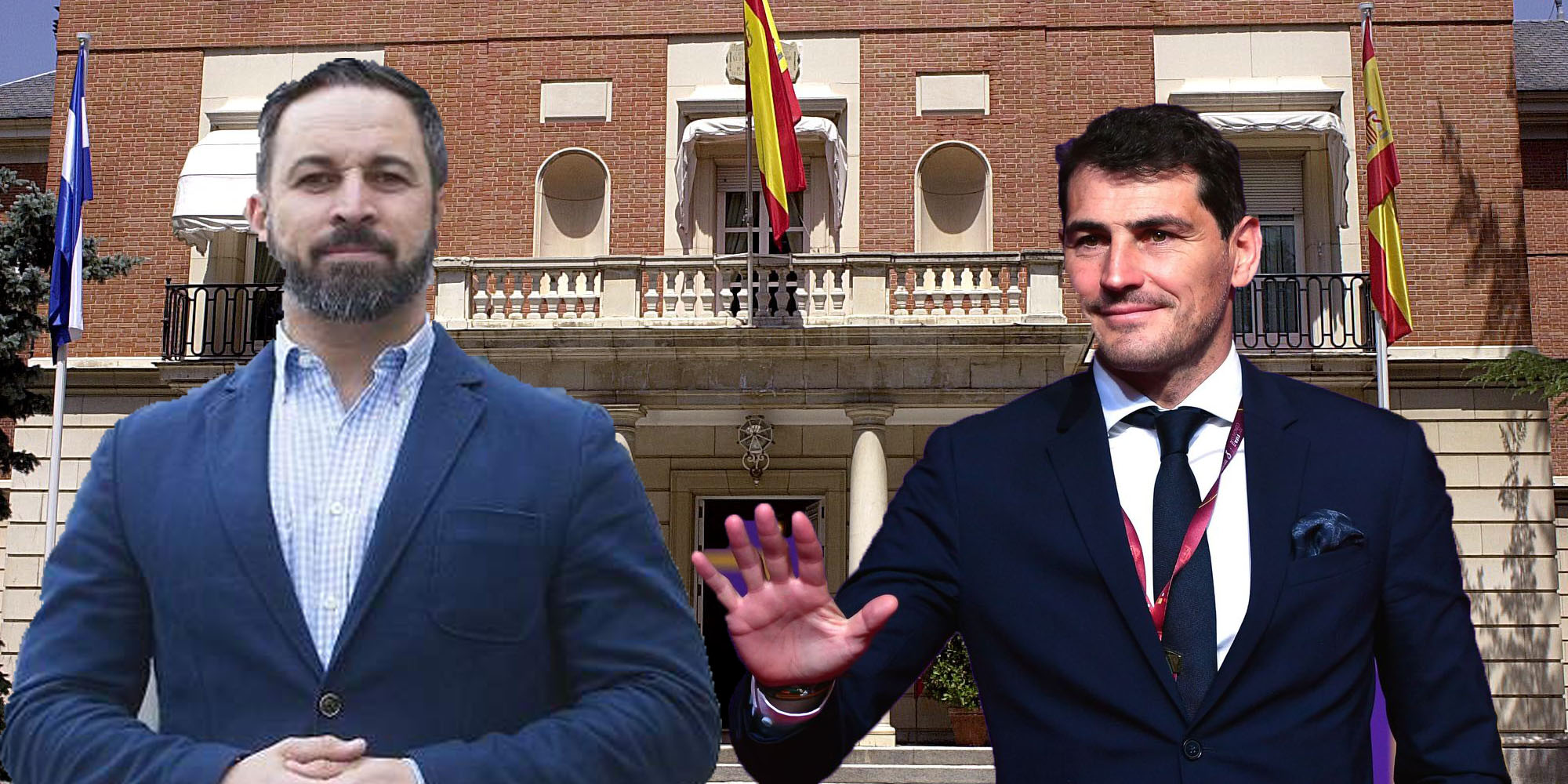 Iker Casillas y Santiago Abascal