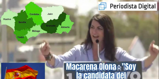 Ani&aacute;n Berto: "Macarena Olona podr&aacute; ser votada c&oacute;mo Presidenta en Andaluc&iacute;a el 19-J"