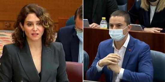 Isabel D&iacute;az Ayuso y Juan Lobato
