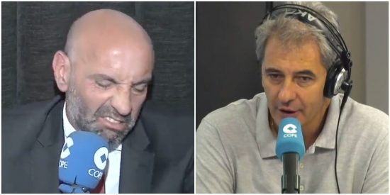 El motivo del tremendo enganchón entre Manolo Lama y Monchi en la COPE