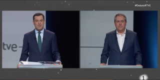 Juanma Moreno y Juan Espadas