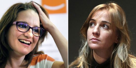M&oacute;nica Oltra y Tania S&aacute;nchez.