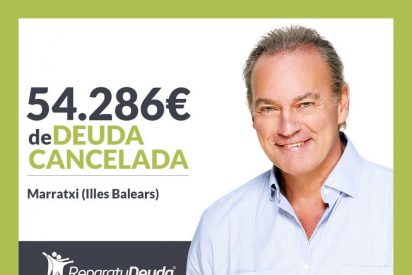 Repara tu Deuda Abogados cancela 54.286&euro; en Marratxi (Illes Balears) con la Ley de Segunda Oportunidad