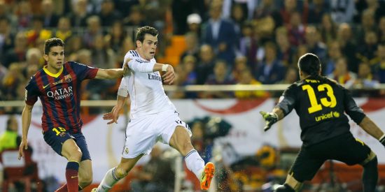 Un jugador del Barcelona copia a Gareth Bale en El Cl&aacute;sico