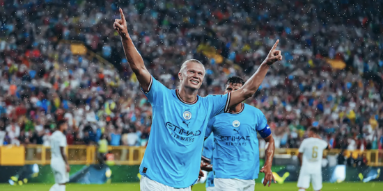 El tiempo que tard&oacute; Haaland en marcar su primer gol con el Manchester City