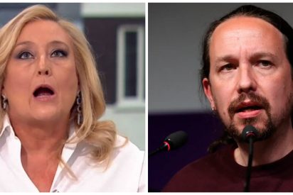 Pablo Iglesias y Elisa Beni.