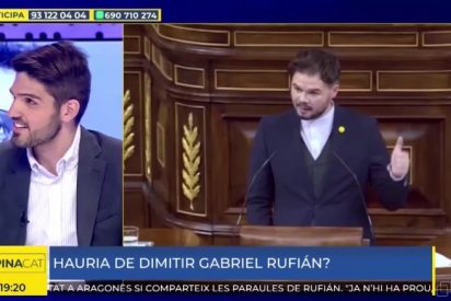 Hugo Pereira desmonta en una tele catalana a Gabriel Rufi&aacute;n: "&iexcl;126.000&euro; de tracatr&aacute;!"